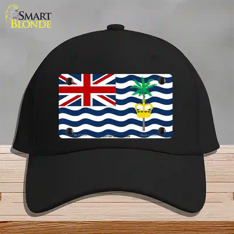 British Indian Ocean Flag Novelty License Plate Hat Cotton / Black