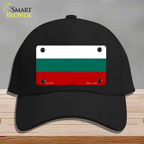 Bulgaria Flag Novelty License Plate Hat Cotton / Black