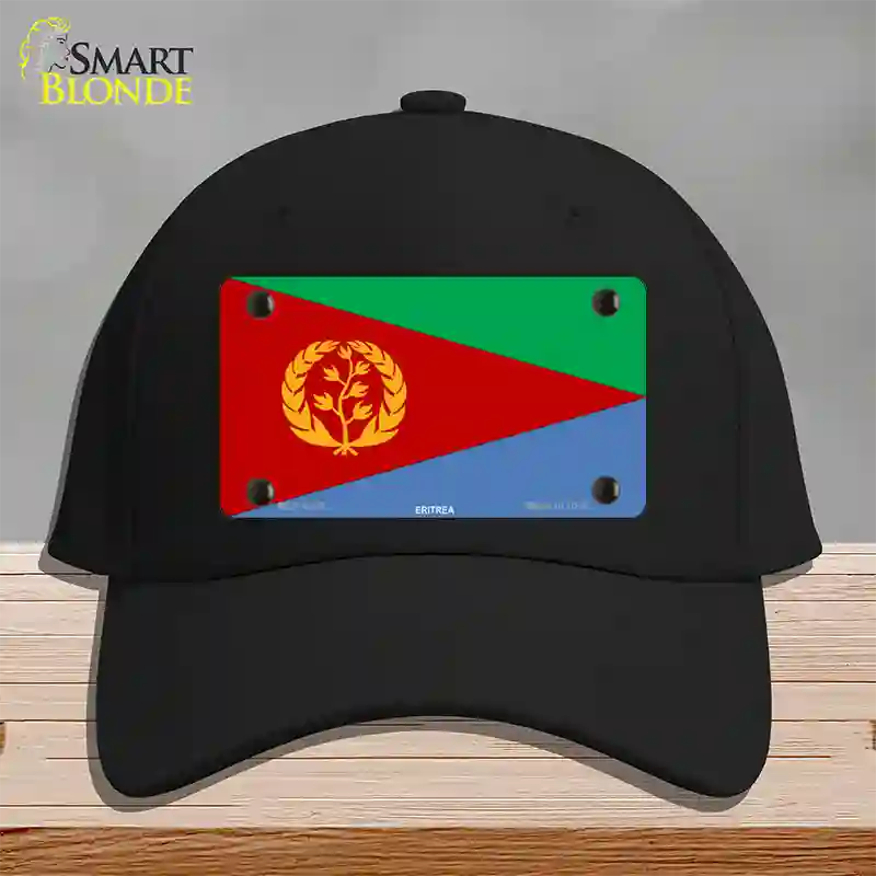 Eritrea Flag Novelty License Plate Hat Cotton / Black