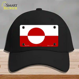 Greenland Flag Novelty License Plate Hat Cotton / Black