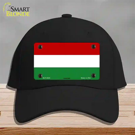 Hungary Flag Novelty License Plate Hat Cotton / Black