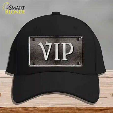 VIP Novelty License Plate Hat Cotton / Black