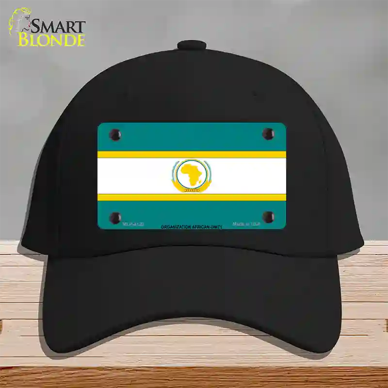 Organization African Unity Flag Novelty License Plate Hat Cotton / Black