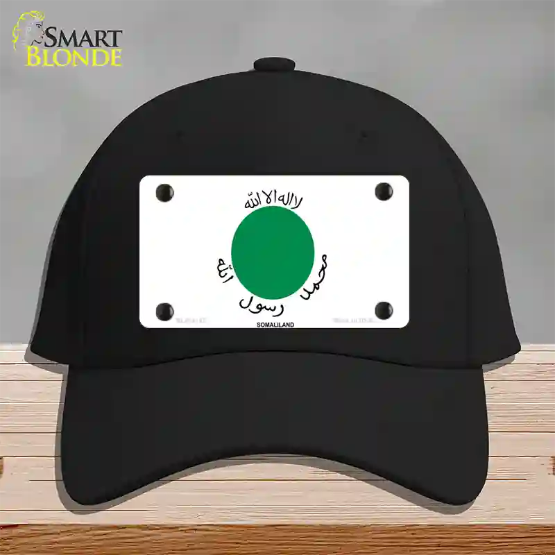 Somaliland Flag Novelty License Plate Hat Cotton / Black