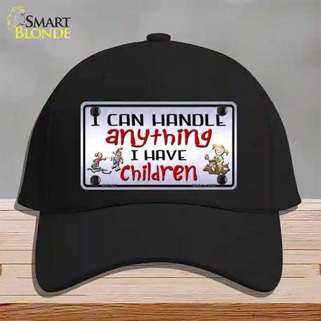 I Can Handle Anything Novelty License Plate Hat Cotton / Black