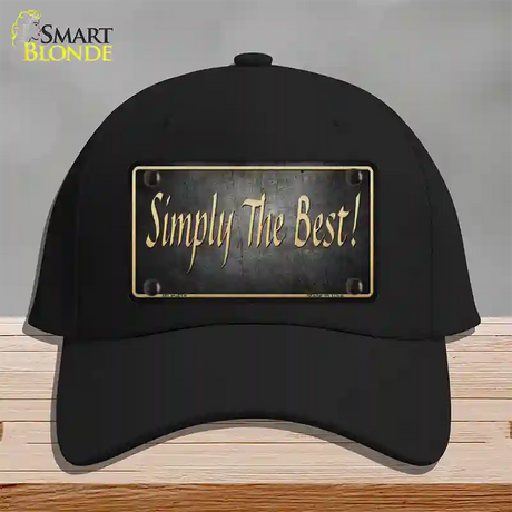 Simply The Best License Novelty License Plate Hat Cotton / Black