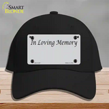 In Loving Memory Gray Novelty License Plate Hat Cotton / Black