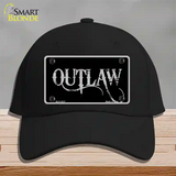 Outlaw Novelty License Plate Hat Cotton / Black