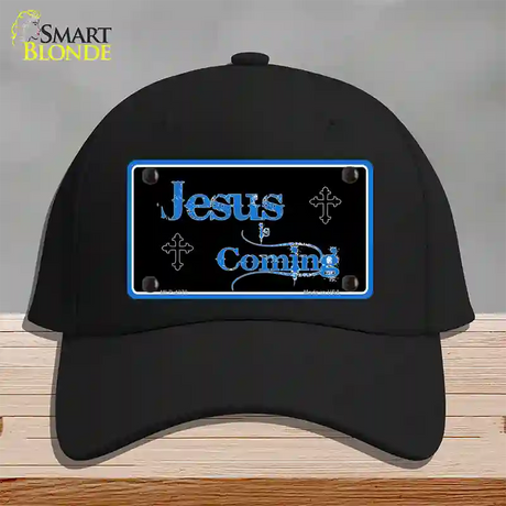 Jesus Is Coming Novelty License Plate Hat Cotton / Black