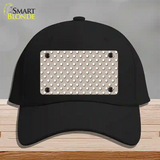 Tan Polka Dot Novelty License Plate Hat Cotton / Black
