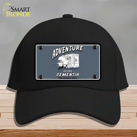 Adventure Before Dementia Novelty License Plate Hat Cotton / Black