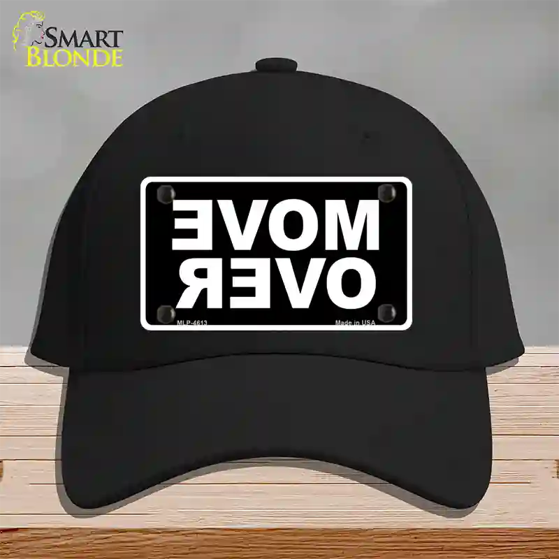 Move Over Black Novelty License Plate Hat Cotton / Black