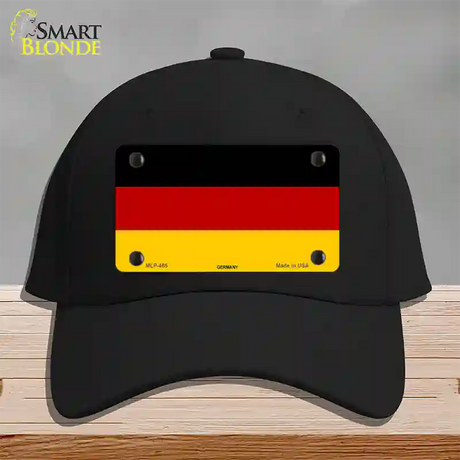 Germany Flag Novelty License Plate Hat Cotton / Black