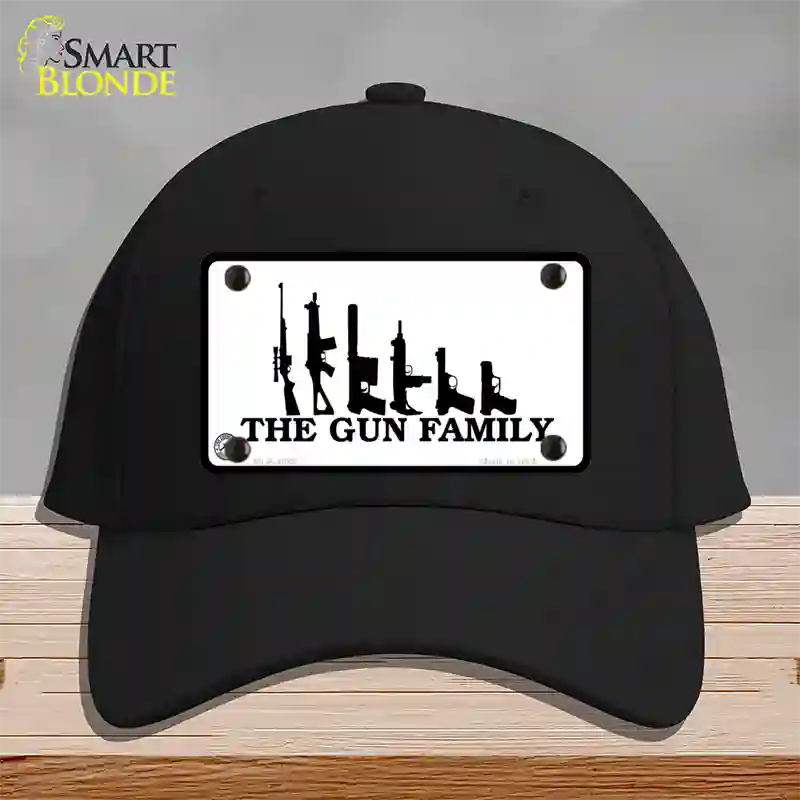 The Gun Family Novelty License Plate Hat Cotton / Black