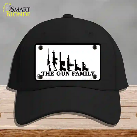 The Gun Family Novelty License Plate Hat Cotton / Black