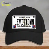 Levittown Puerto Rico Novelty License Plate Hat Cotton / Black