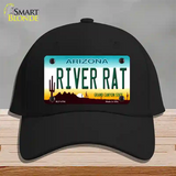 River Rat Arizona Novelty License Plate Hat Cotton / Black