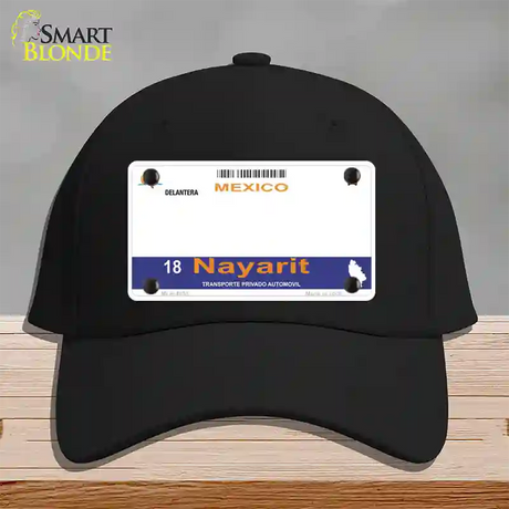 Nayarit Mexico Novelty License Plate Hat Cotton / Black