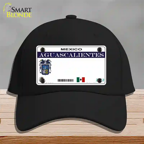 Aguascalientes Mexico Novelty License Plate Hat Cotton / Black