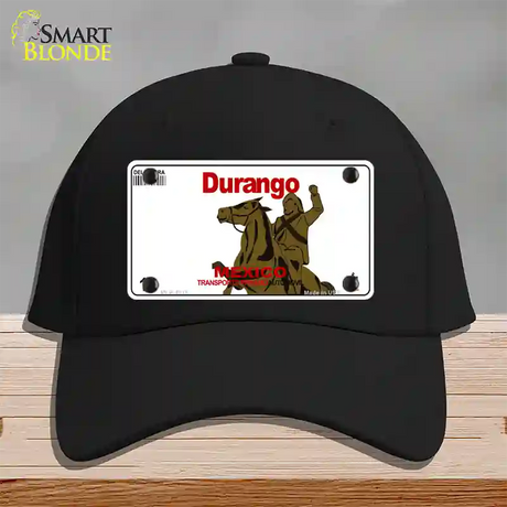 Durango Mexico Novelty License Plate Hat Cotton / Black