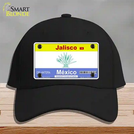 Jalisco Mexico Blank Novelty License Plate Hat Cotton / Black