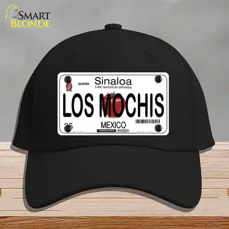 Los Mochis Mexico Novelty License Plate Hat Cotton / Black