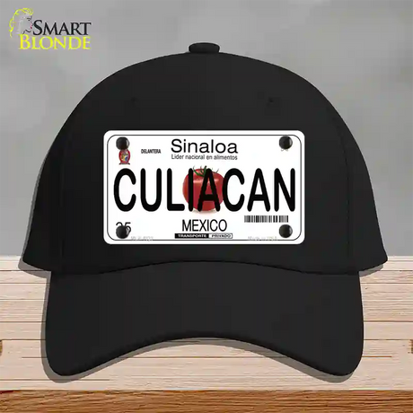 Culiacan Mexico Novelty License Plate Hat Cotton / Black