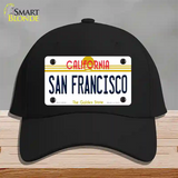 San Francisco California Novelty License Plate Hat Cotton / Black