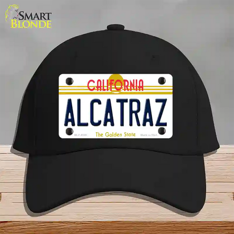 Alcatraz California Novelty License Plate Hat Cotton / Black