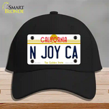 N Joy Ca California Novelty License Plate Hat Cotton / Black