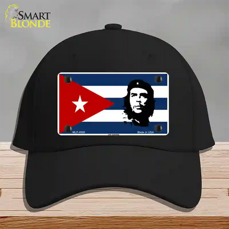 Che Guevara Flag Novelty License Plate Hat Cotton / Black