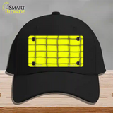 Web Yellow Novelty License Plate Hat Cotton / Black