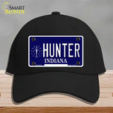 Hunter Indiana State Novelty License Plate Hat Cotton / Black