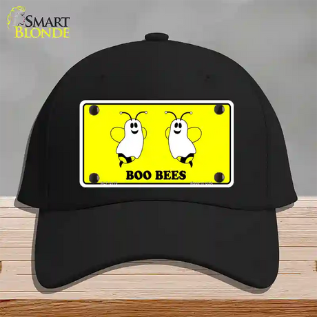 Boo Bees Novelty License Plate Hat Cotton / Black