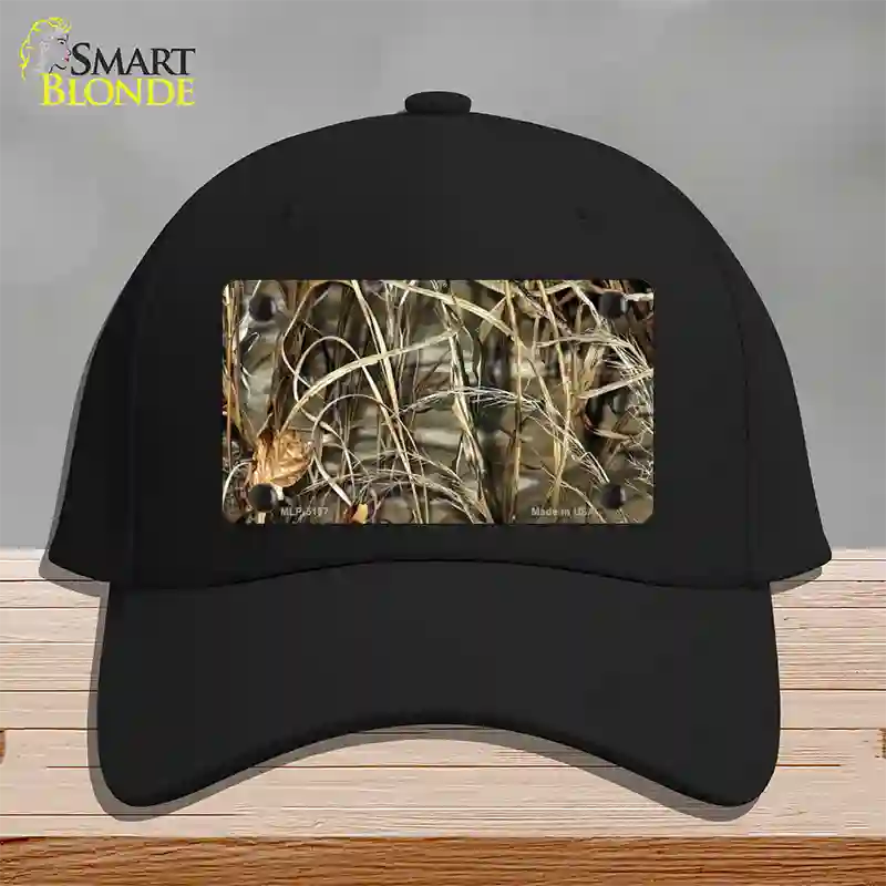 Camo Sticks Novelty License Plate Hat Cotton / Black