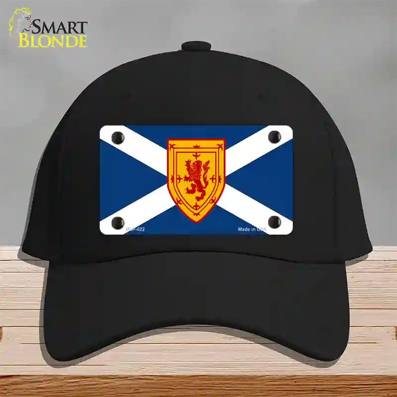 Scotland St Andrews Flag Novelty License Plate Hat Cotton / Black