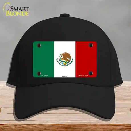 Mexico Country Flag Novelty License Plate Hat Cotton / Black