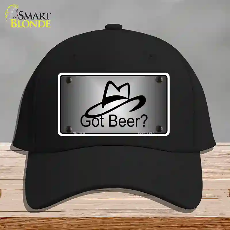 Got Beer Novelty License Plate Hat Cotton / Black