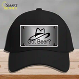 Got Beer Novelty License Plate Hat Cotton / Black