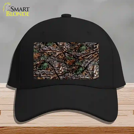 Branches Camouflage Novelty License Plate Hat Cotton / Black