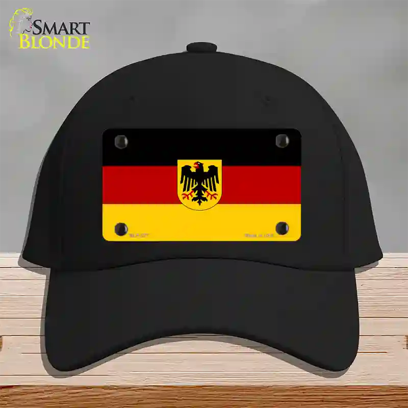 Germany State Flag Novelty License Plate Hat Cotton / Black