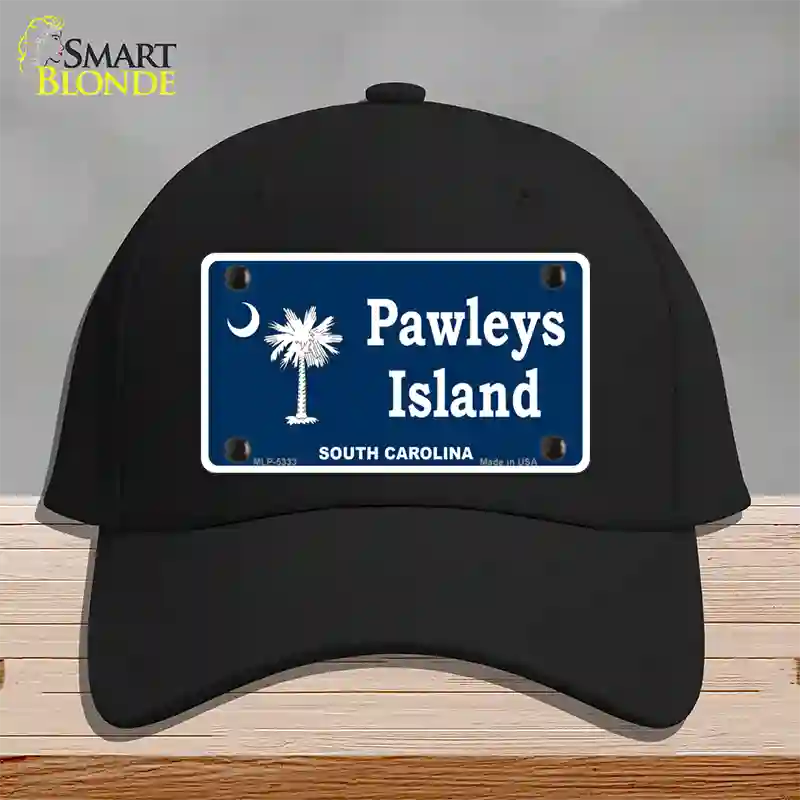 Pawleys Island Novelty License Plate Hat Cotton / Black