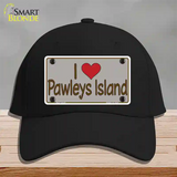 Love Pawleys Island Novelty License Plate Hat Cotton / Black