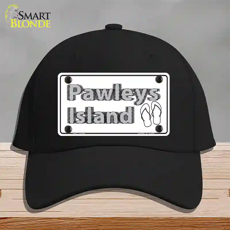 Pawleys Island Flip Flops Novelty License Plate Hat Cotton / Black