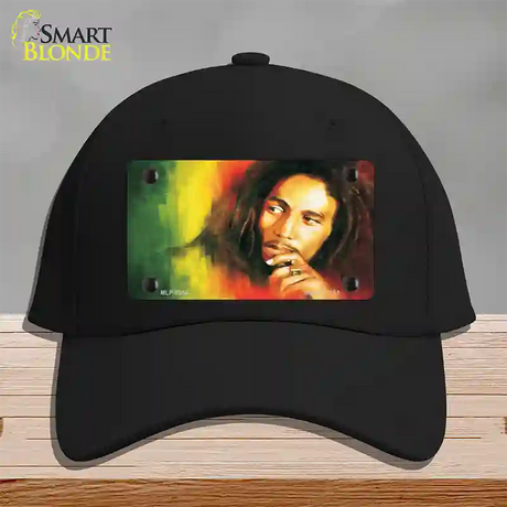 Bob Marley Novelty License Plate Hat Cotton / Black