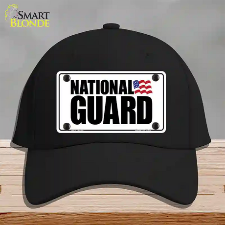 National Guard Novelty License Plate Hat Cotton / Black