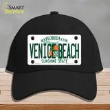 Venice Beach Florida Novelty License Plate Hat Cotton / Black