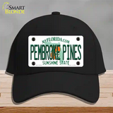 Pembroke Pines Florida Novelty License Plate Hat Cotton / Black