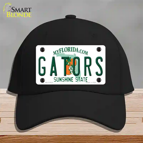 Gators Florida Novelty License Plate Hat Cotton / Black