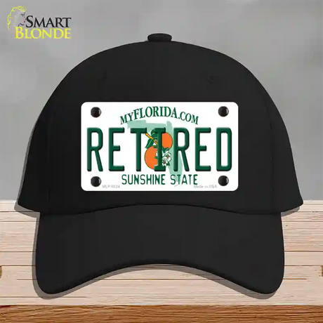 Retired Florida Novelty License Plate Hat Cotton / Black